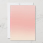 海の下で 招待状 (裏面)