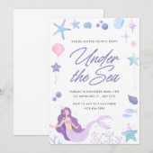 海の下で 招待状 (正面/裏面)