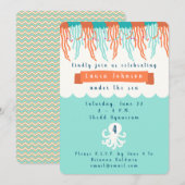 海の下で 招待状 (正面/裏面)