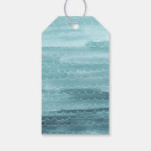 海の下にありがとうラベル ギフトタグ (裏面)