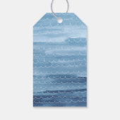 海の下にありがとうラベル ギフトタグ (裏面)