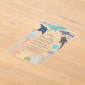 海の下にアホイ！少年だ アクリル招待状 (レイダウン)