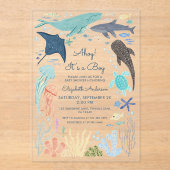 海の下にアホイ！少年だ アクリル招待状 (正面)