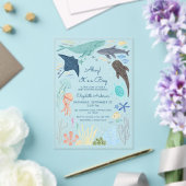 海の下にアホイ！少年だ アクリル招待状 (インサイチュ (ウェディング))