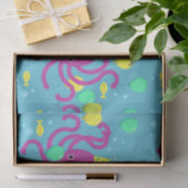 海の下に招待状、タコ誕生日 薄葉紙 (ギフト)