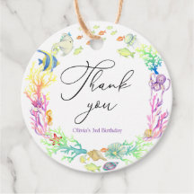 海の下に海ありがとうメッセージカード