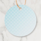 海の下に海ありがとうメッセージカード フェイバータグ (裏面)