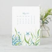 海の下に独り立つカレンダー メニュー (スタンド正面)