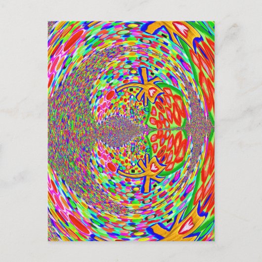 海の下に隠された宝 - インドの神話 ポストカード (正面)