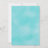 海の下のカスタム誕生日パーティー招待状 招待状 (裏面)