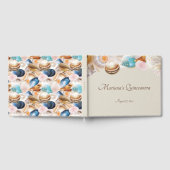 海の下のキンチャネラパーティー シェルデザイン ゲストブック (全面)