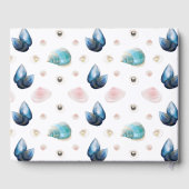 海の下のキンチャネラパーティー ターコイズブルーの貝殻 ゲストブック (裏面)