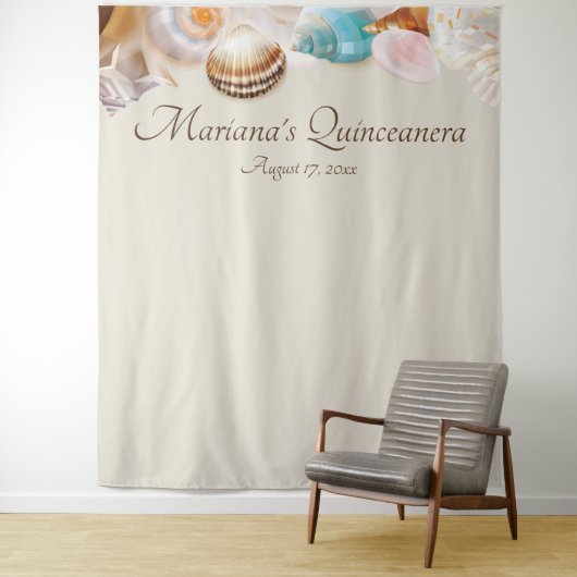 海の下のキンチャネラ フォトブース 背景 タペストリー (インサイチュ)