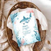 海の下のサメ海動物おむつラッフル