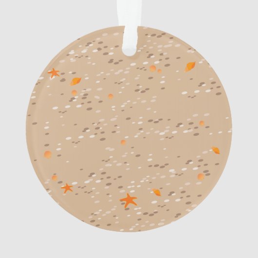 海の下のシュノーケリング少年 オーナメント (裏面)