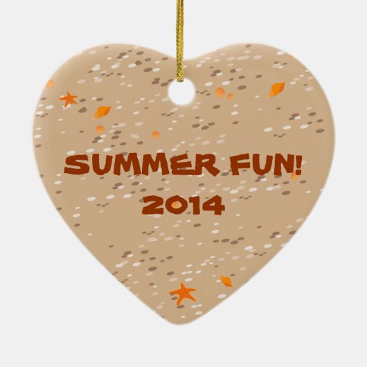 海の下のシュノーケリング少年 セラミックオーナメント (裏面)