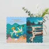 海の下のシュノーケリング少年 招待状 (スタンド正面)