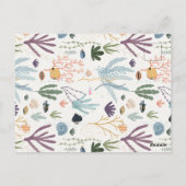 海の下のジェンダーニュートラル誕生日招待状 ポストカード (裏面)