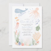 海の下のジェンダー・リビール・パーティー 招待状 (正面)