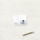 海の下のスキューバダイバーのタコ ポストイット (デスク上)