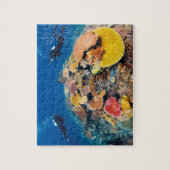 海の下のスキューバダイバーズパズル ジグソーパズル (縦)