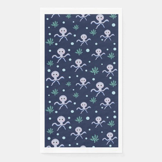 海の下のタコの子供のパターン (正面)