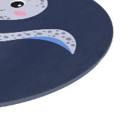 海の下のタコの子供のパターン カッティングボード (角)