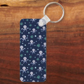 海の下のタコの子供のパターン キーホルダー (裏面)