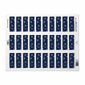 海の下のタコの子供のパターン ラベル (フルシート)