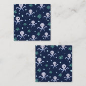 海の下のタコの子供のパターン 割引カード (正面/裏面)