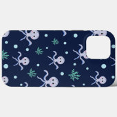 海の下のタコの子供のパターン Case-Mate iPhoneケース (裏面 (横))