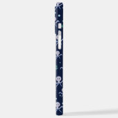 海の下のタコの子供のパターン iPhoneケース (左側面)