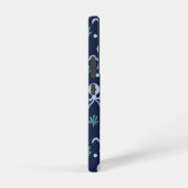 海の下のタコの子供のパターン SAMSUNG GALAXYケース (右側面)