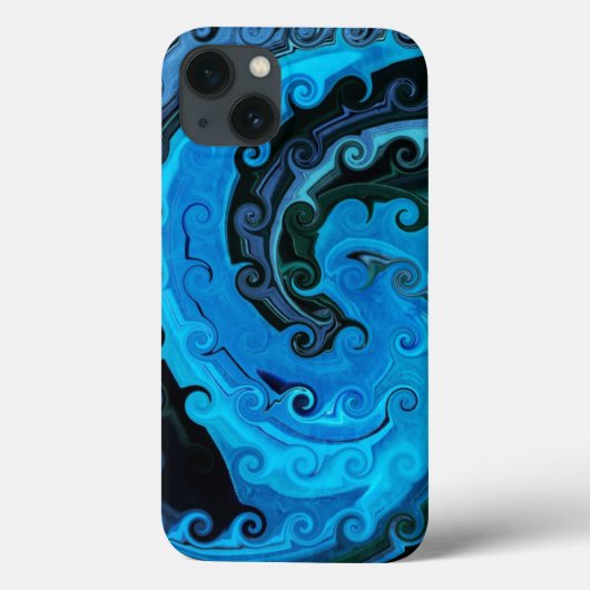 海の下のタコiPadの抽象芸術ケース Case-Mate iPhoneケース (裏面)