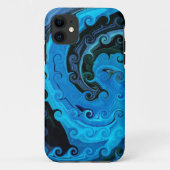 海の下のタコiPhone抽象芸術5ケース Case-Mate iPhoneケース (裏面)