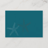 海の下のトレンディー赤ちゃんシャワー表示シャワー エンクロージャーカード (裏面)