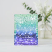 海の下のトロピカルオーシャン誕生日パーティー 案内ポストカード (スタンド正面)