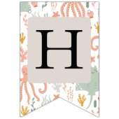 海の下のパーティー旗 |タコ バンティングフラッグ (第2の旗)