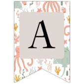 海の下のパーティー旗 |タコ バンティングフラッグ (第3の旗)