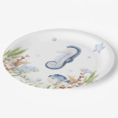 海の下のパーティー装飾、海動物 ペーパープレート (アングル)