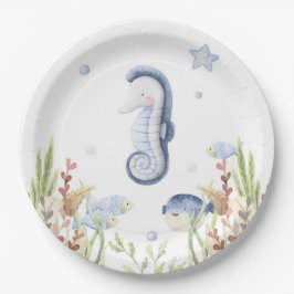 海の下のパーティー装飾、海動物 ペーパープレート