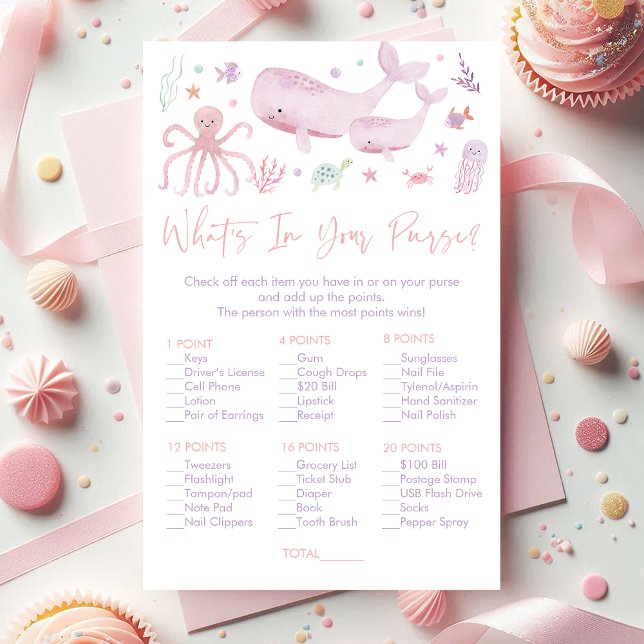 海の下のピンクあなたの財布ゲームの中にあるものを (クリエイターアップロード済み)