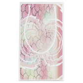 海の下のピンクのパタはかりで測ーン スモールペーパーバッグ (正面)