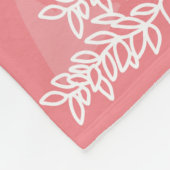 海の下のベビーの節目 フリースブランケット (角)