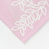 海の下のベビーの節目 フリースブランケット (角)