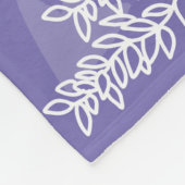 海の下のベビーの節目 フリースブランケット (角)