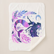 海の下のボホ人魚ピンク&パープル