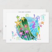 海の下のポップアートへの招待 招待状 (正面/裏面)