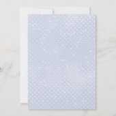 海の下のマーメイドエレガントシックな女の子の赤ちゃんシャワー 招待状 (裏面)