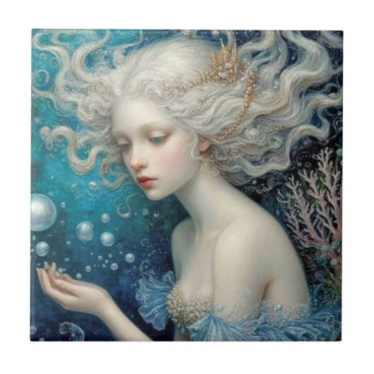 海の下のマーメイドコーラルファンタジー タイル (正面)